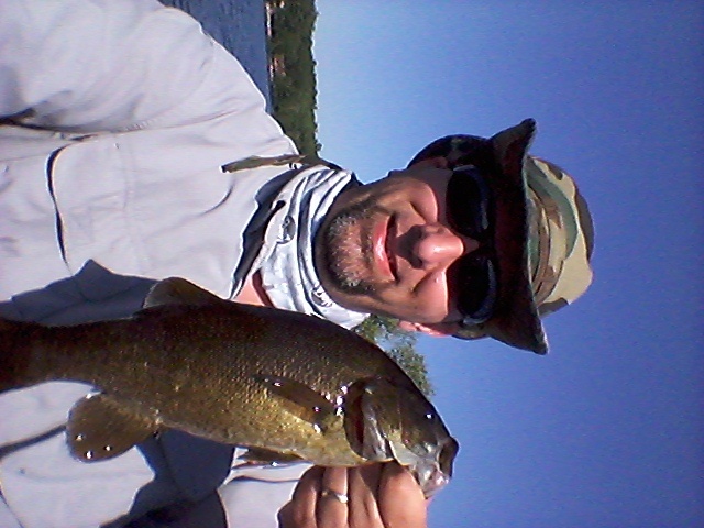 First smallie  near Bridgton