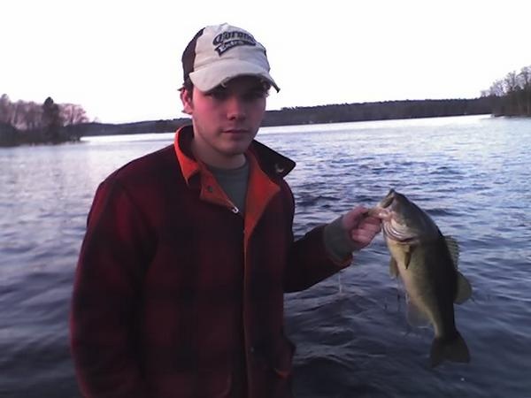 smaller largemouth near Wiscasset